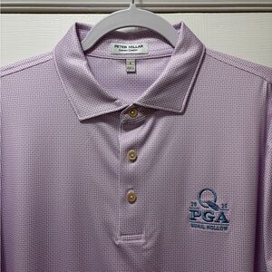 Peter Millar Men's Lavender Polo - PGA Championship